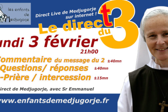 Direct du 3 fevrier