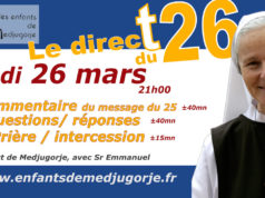 Direct 26 Mars- Medjugorje