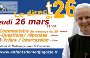 Direct 26 Mars- Medjugorje