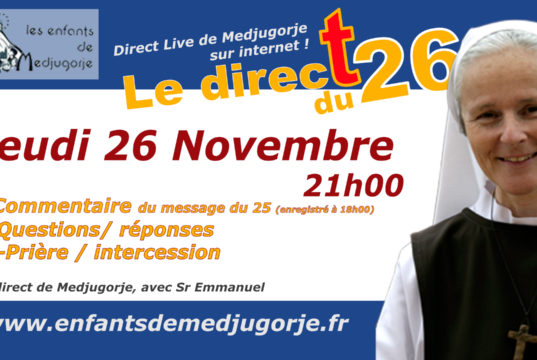 Message du 25 Novembre