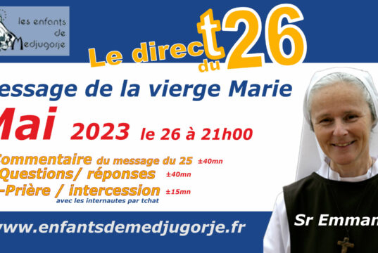 Message du 25 Mai