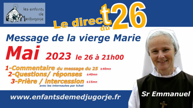 Message du 25 Mai