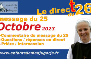 Message du 25 octobre