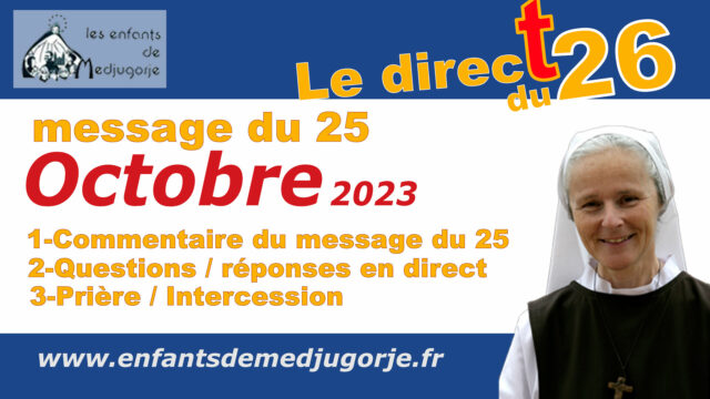 Message du 25 octobre