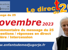 Message du 25 novembre 2023 commentaire