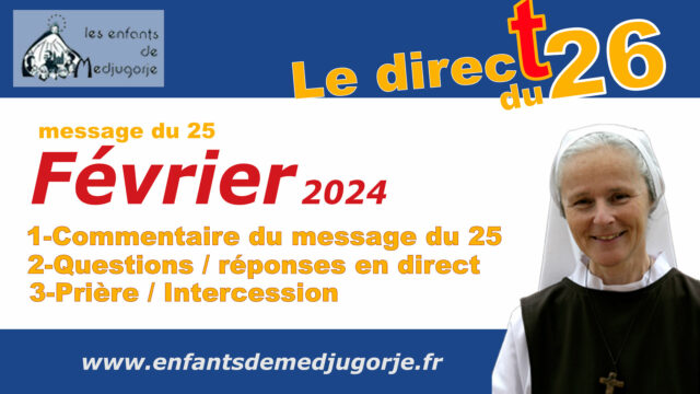 commentaire du message du 25 février 2024