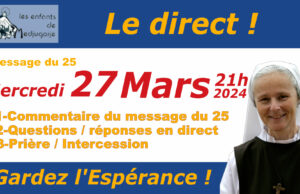 Message du 27 mars