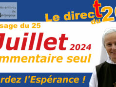 Message 25 Juillet