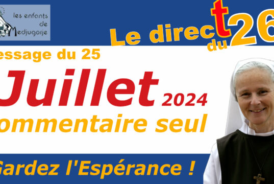 Message 25 Juillet
