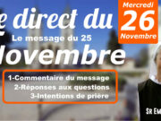 message du 25 Novembre