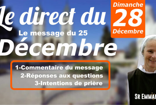 Message du 25 décembre