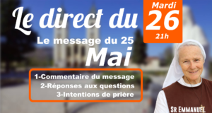 Message du 25 Mai