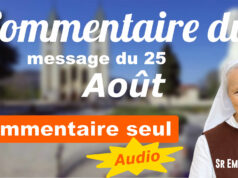 Commentaire du message d'Aout 2026