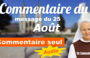 Commentaire du message d'Aout 2026